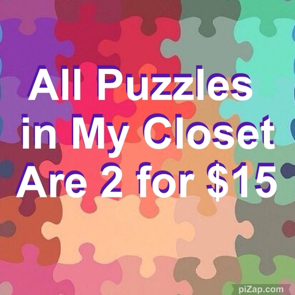 All Puzzles in My Closet Ate 2 for $15 - Picture 2 of 2